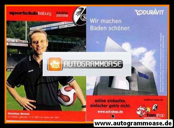 Autogramm Fussball | SC Freiburg | 2007 | Christian STREICH
