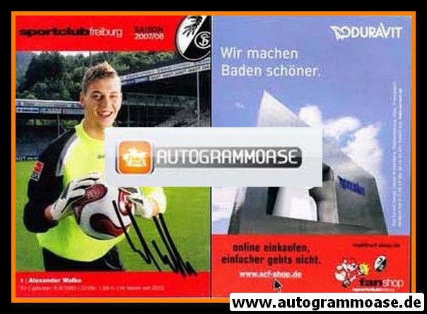 Autogramm Fussball | SC Freiburg | 2007 | Alexander WALKE