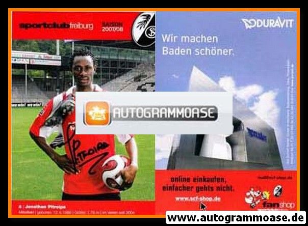Autogramm Fussball | SC Freiburg | 2007 | Jonathan PITROIPA