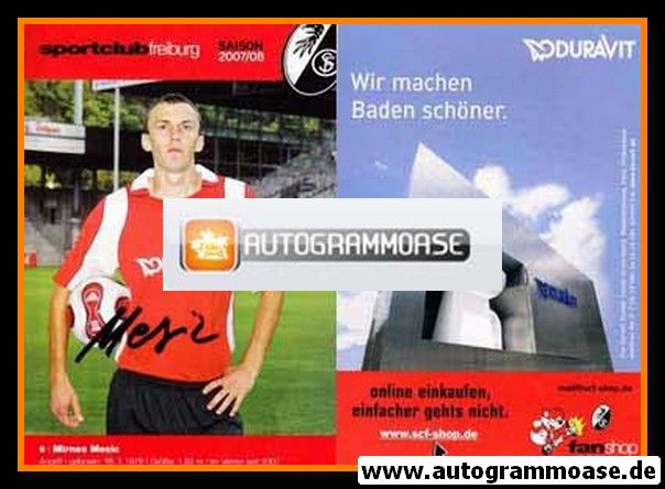 Autogramm Fussball | SC Freiburg | 2007 | Mirnes MESIC