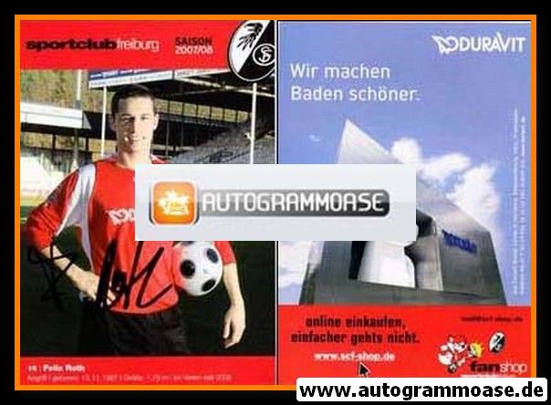 Autogramm Fussball | SC Freiburg | 2007 | Felix ROTH