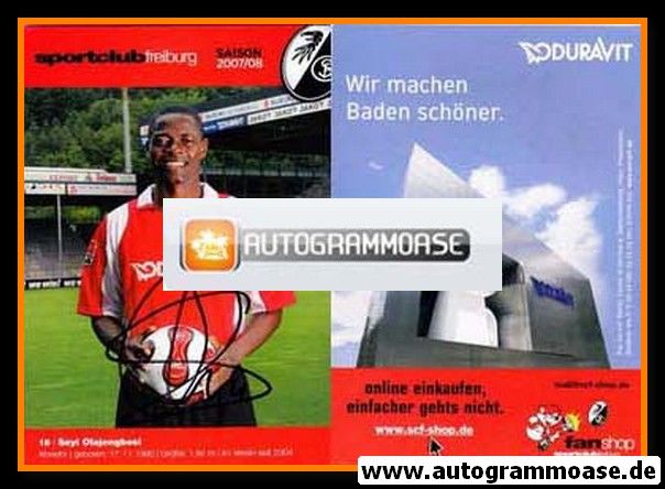 Autogramm Fussball | SC Freiburg | 2007 | Seyi OLAJENGBESI