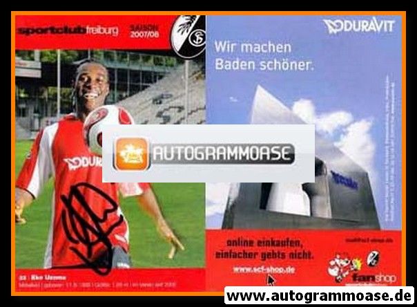 Autogramm Fussball | SC Freiburg | 2007 | Eke UZOMA