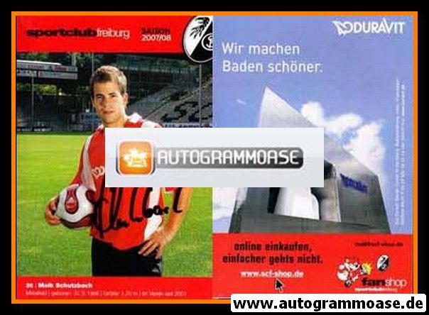 Autogramm Fussball | SC Freiburg | 2007 | Maik SCHUTZBACH