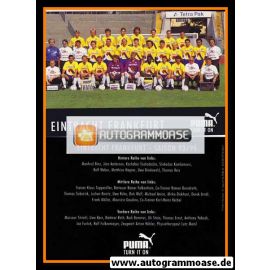 Mannschaftskarte Fussball | Eintracht Frankfurt | 1993 Puma