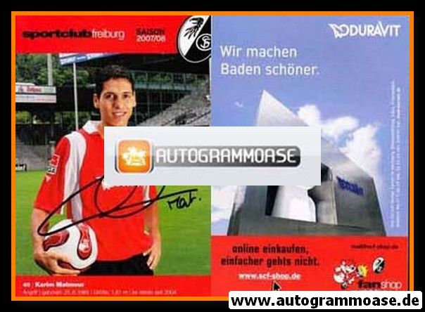 Autogramm Fussball | SC Freiburg | 2007 | Karim MATMOUR