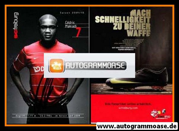 Autogramm Fussball | SC Freiburg | 2009 | Cedric MAKIADI