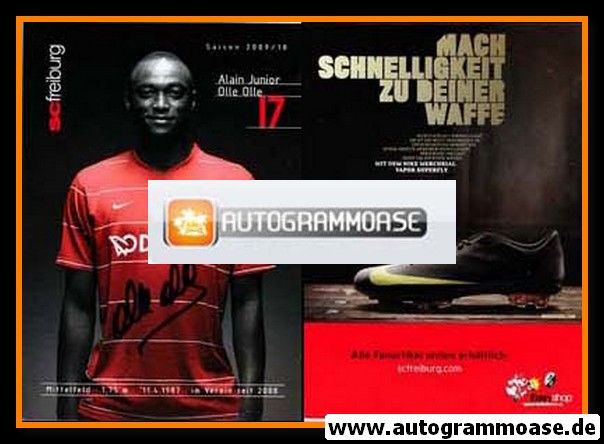 Autogramm Fussball | SC Freiburg | 2009 | Alain Junior OLLE OLLE