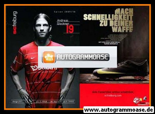 Autogramm Fussball | SC Freiburg | 2009 | Andreas GLOCKNER
