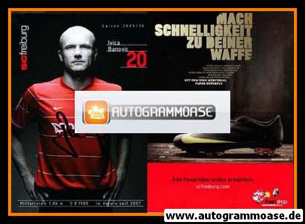 Autogramm Fussball | SC Freiburg | 2009 | Ivica BANOVIC