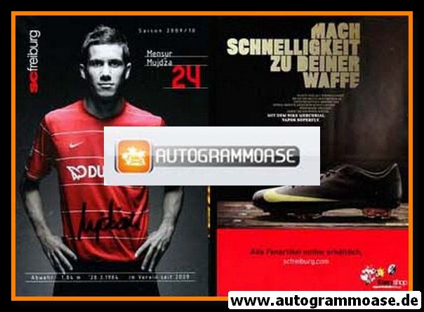 Autogramm Fussball | SC Freiburg | 2009 | Mensor MUJDZA