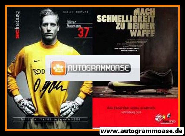 Autogramm Fussball | SC Freiburg | 2009 | Oliver BAUMANN