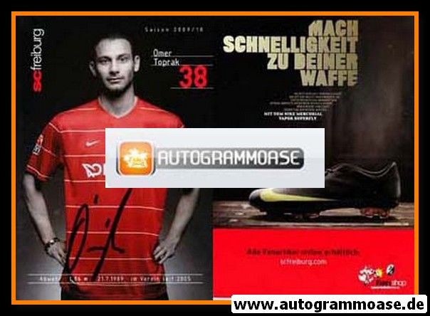 49112 Ömer Toprak SC Freiburg 08-09 original signierte Autogrammkarte