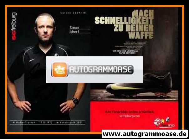 Autogramm Fussball | SC Freiburg | 2009 | Simon ICKERT