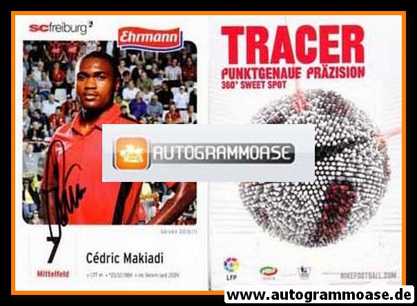 Autogramm Fussball | SC Freiburg | 2010 | Cedric MAKIADI