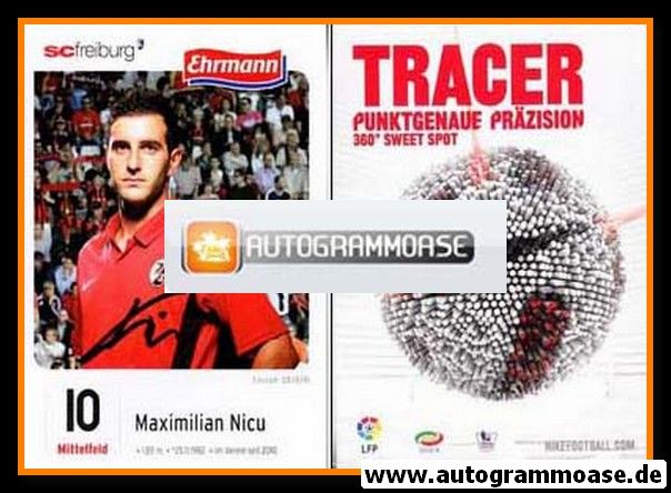 Autogramm Fussball | SC Freiburg | 2010 | Maximilian NICU