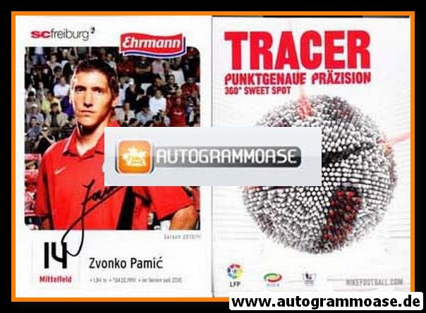 Autogramm Fussball | SC Freiburg | 2010 | Zvonko PAMIC
