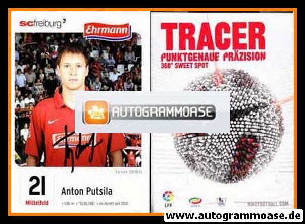 Autogramm Fussball | SC Freiburg | 2010 | Anton PUTSILA