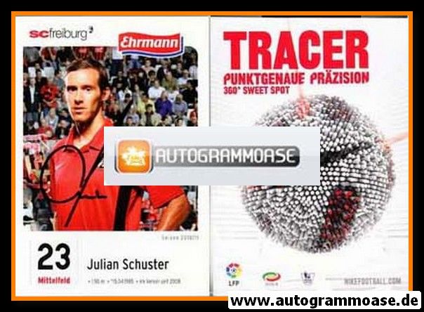 Autogramm Fussball | SC Freiburg | 2010 | Julian SCHUSTER