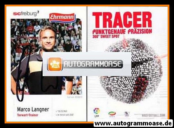 Autogramm Fussball | SC Freiburg | 2010 | Marco LANGNER