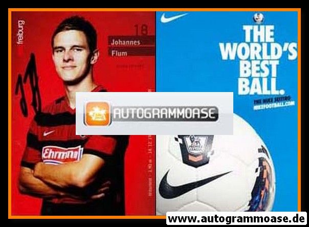 Autogramm Fussball | SC Freiburg | 2011 | Johannes FLUM