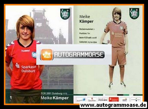 Autogramm Fussball (Damen) | FCR 2001 Duisburg | 2011-1 | Meike KÄMPER