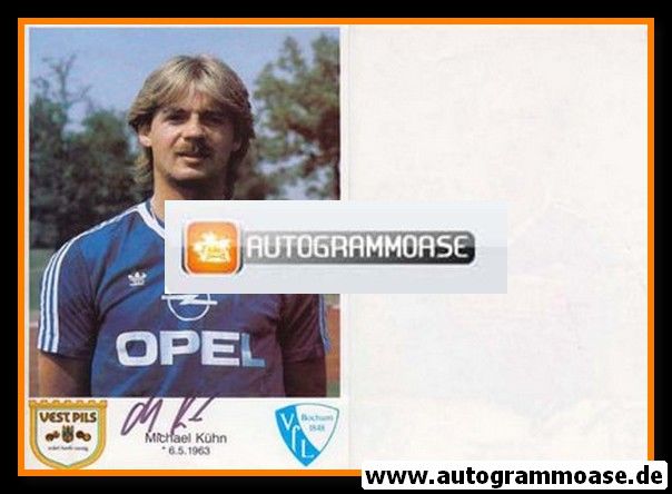 Autogramm Fussball | VfL Bochum | 1986 | Michael K&Uuml;HN
