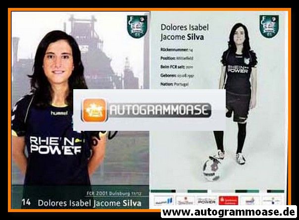 Autogramm Fussball (D) | FCR 2001 Duisburg | 2011-2 | Dolores Isabel Jacome SILVA