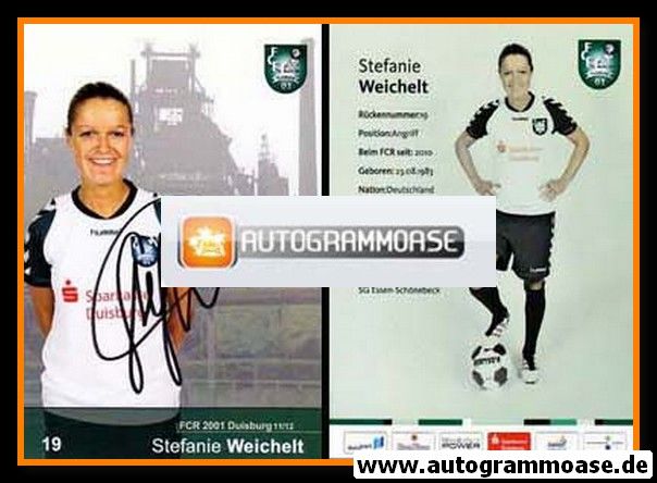Autogramm Fussball (D) | FCR 2001 Duisburg | 2011-1 | Stefanie WEICHELT