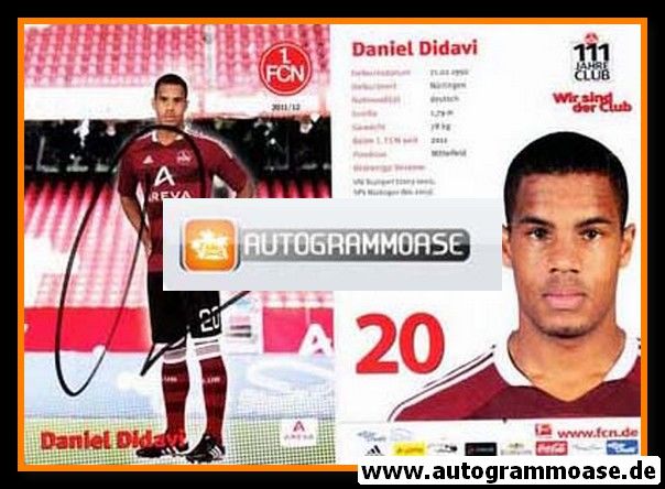 Autogramm Fussball | 1. FC Nürnberg | 2011 | Daniel DIDAVI