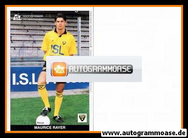 Autogrammkarte Fussball | VVV-Venlo | 1995 | Maurice RAYER