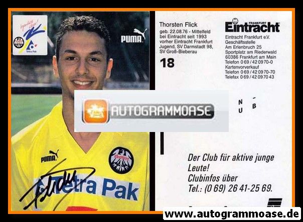Autogramm Fussball | Eintracht Frankfurt | 1995 | Thorsten FLICK