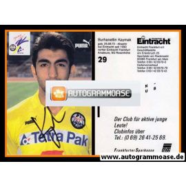 Autogramm Fussball | Eintracht Frankfurt | 1995 | Burhanettin KAYMAK