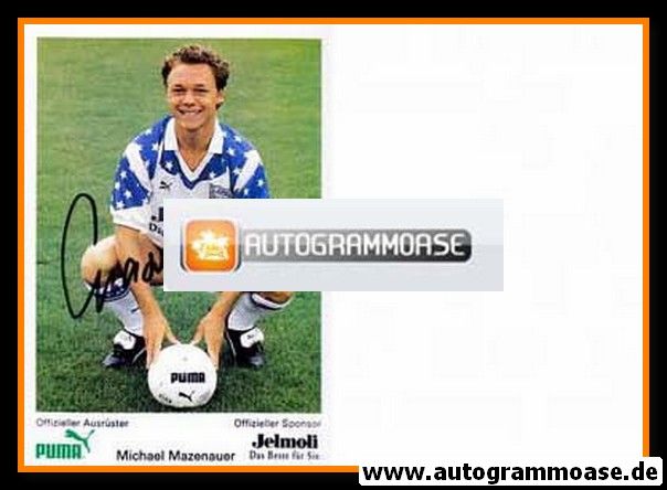 Autogramm Fussball | FC Zürich | 1990 | Michael MAZENAUER