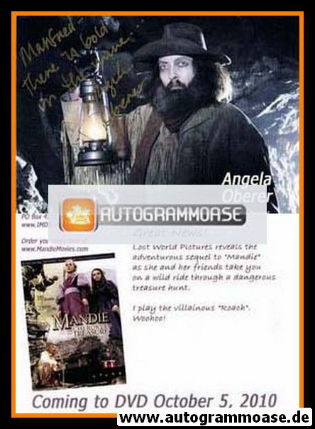 Autogramm Film (USA) | Angela OBERER | 2010 (Filmszene Color) "Mandie"