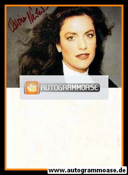 Autogramm Schauspieler | Christine NEUBAUER | 1990er (Portrait Color Guldener)