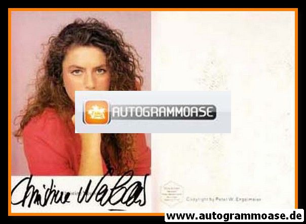 Autogramm Schauspieler | Christine NEUBAUER | 1990er (Portrait Color Engelmeier)