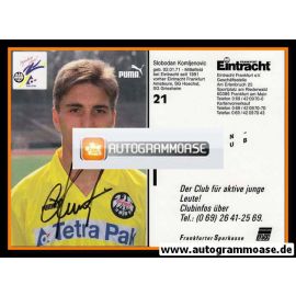 Autogramm Fussball | Eintracht Frankfurt | 1995 | Slobodan KOMLJENOVIC