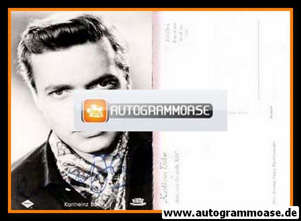 Autogramm Film | Karlheinz BÖHM | 1956 "Kitty Und Die Grosse Welt" (Kolibri Nr. 2168)