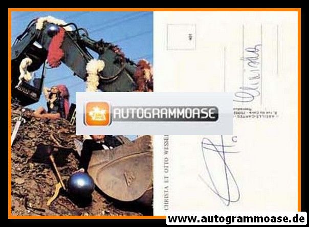 Autogramme Magie | Christa + Otto WESSELY | 1970er (Szene Color)