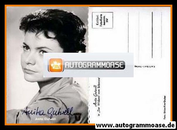 Autogramm Film | Anita GUTWELL | 1957 "Der Wilderer vom Silbersee" (Kolibri 2767)