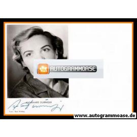 Autogramm Schauspieler | Annemarie DÜRINGER | 1950er (Portrait SW Klebig)