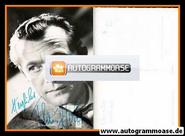Autogramm Film | Claus HOLM | 1955 "Zwei Blaue Augen" (Portrait SW) Kolibri 1766