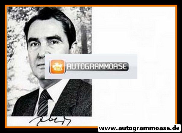 Autogramm Politik | CDU | Werner ZEYER | 1970er Foto (Portrait SW)