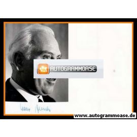 Autogramm Politik | SPD | Walter ARENDT | 1970er (Portrait SW) 2