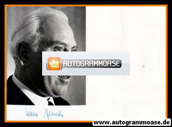 Autogramm Politik | SPD | Walter ARENDT | 1970er (Portrait SW) 2