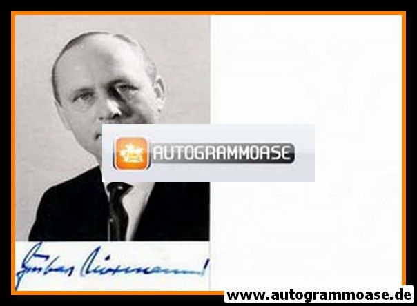 Autogramm Politik | SPD | Günter BIERMANN | 1970er (Portrait SW)