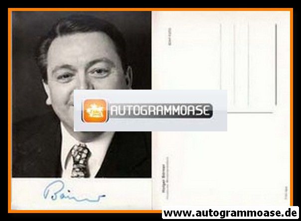Autogramm Politik | SPD | Holger BÖRNER | 1970er (Portrait SW) 2
