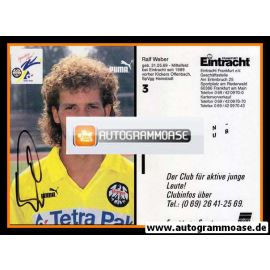 Autogramm Fussball | Eintracht Frankfurt | 1995 | Ralf WEBER