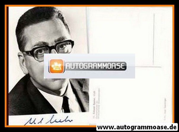 Autogramm Politik | SPD | Erhard EPPLER | 1970er Druck (Portrait SW) Darchinger